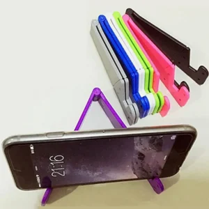 V Shaped Phone Holder Portable Universal Folding Plastic Phone Rack Tablet Computer Stand Mobile Smartphone Support Tablet Stand