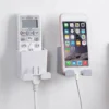 1PCS NEW Hanging Wall Phone Wall Holder Smartphone Storage Rack Mounted Mobile Phone Wall Holders Remote Control Charging Holder